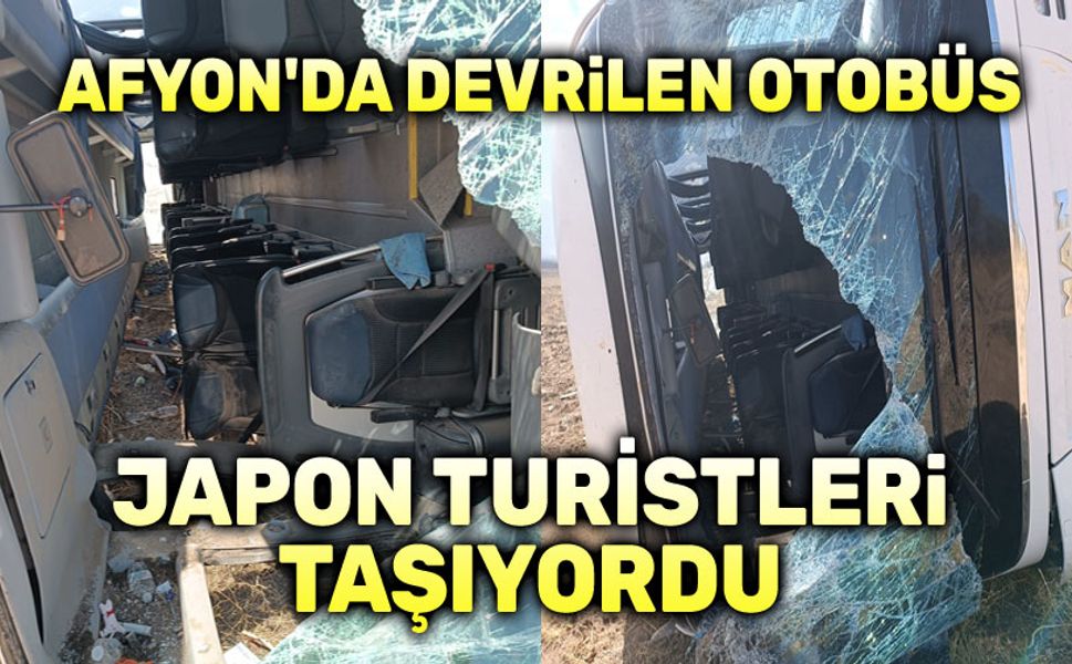 Devrilen otobüs, Japon turistleri taşıyordu