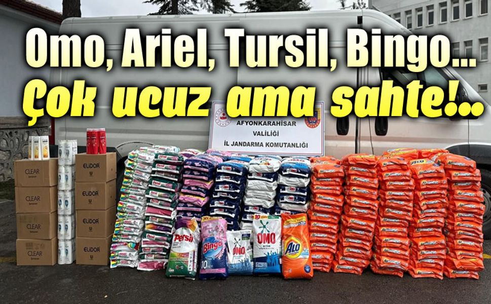 Marka basılmış sahte deterjan operasyonu!..