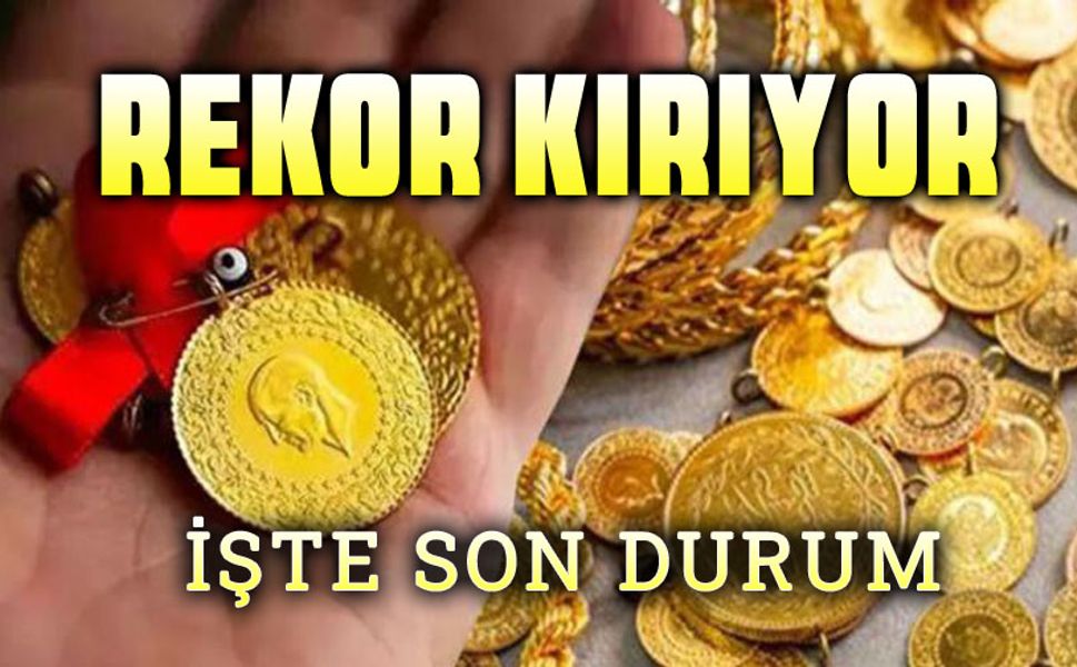 Altın rekor kırmaya devam ediyor