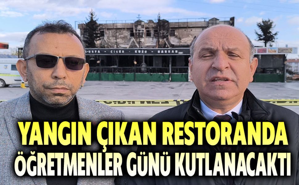 Restoranda öğretmenler günü kutlaması yapılacaktı