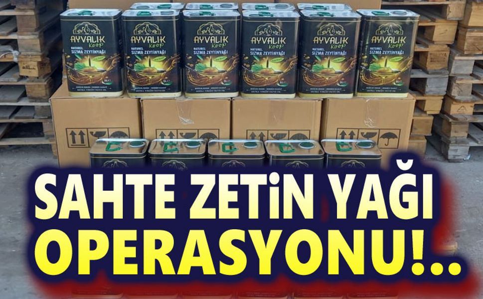 Afyonkarahisar'da Jandarmadan sahte zeytin yağı baskını