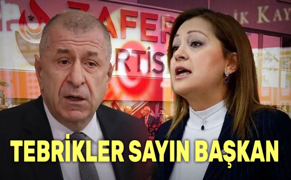 Zafer Partisinden Başkan Burcu Köksal'a destek!..