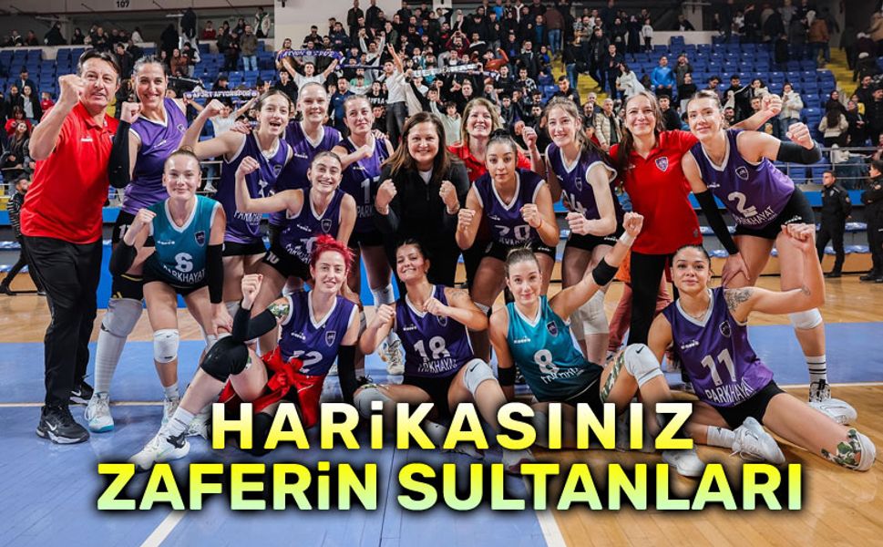 Zaferin Sultanları, şova devam ediyor:3-0