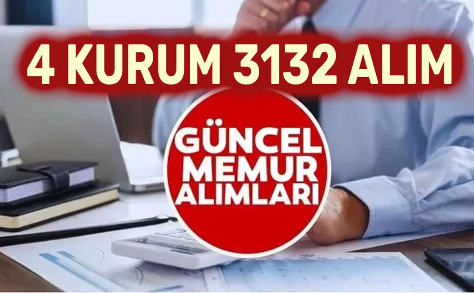 Kamuya memur alımı yapılacak