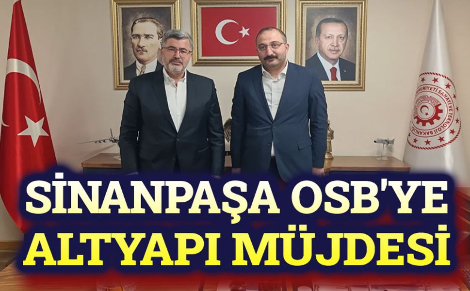 Sinanpaşa OSB'ye altyapı müjdesi