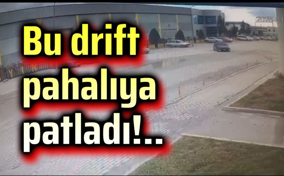 Bir drift pahalıya maloldu!..