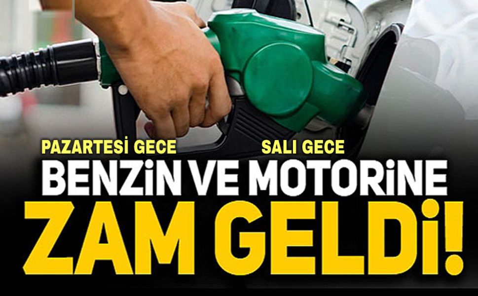 Benzine ve motorine zam geliyor