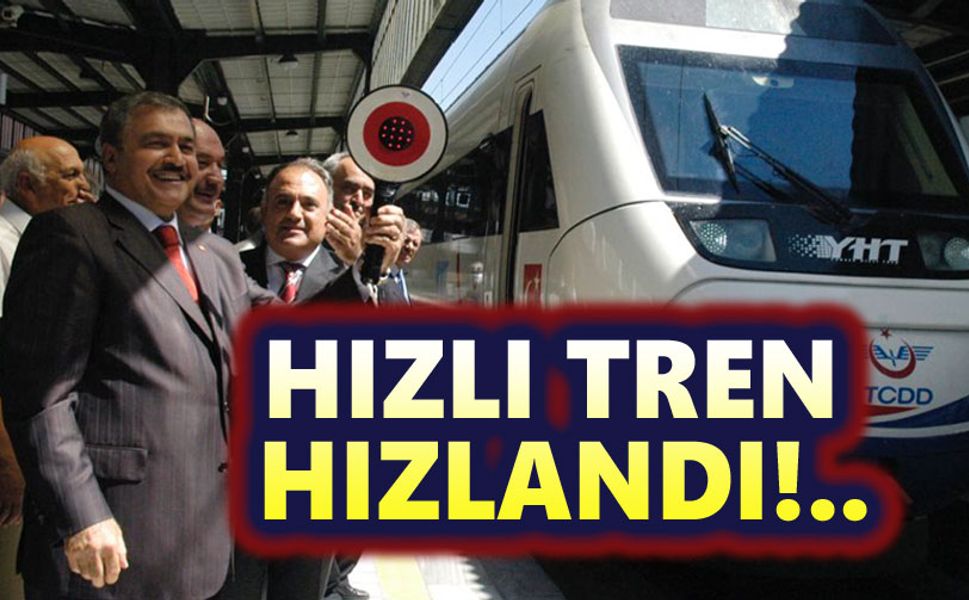Veysel Eroğlu: Hızlı tren çalışmaları hızlandı