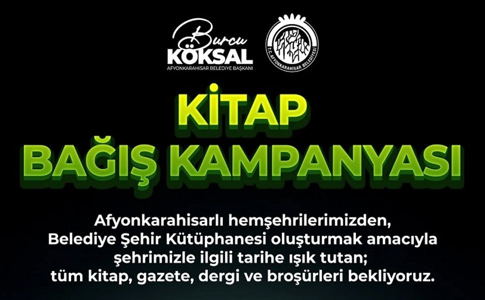 Afyonkarahisar Belediyesi'nden anlamlı kampanya: