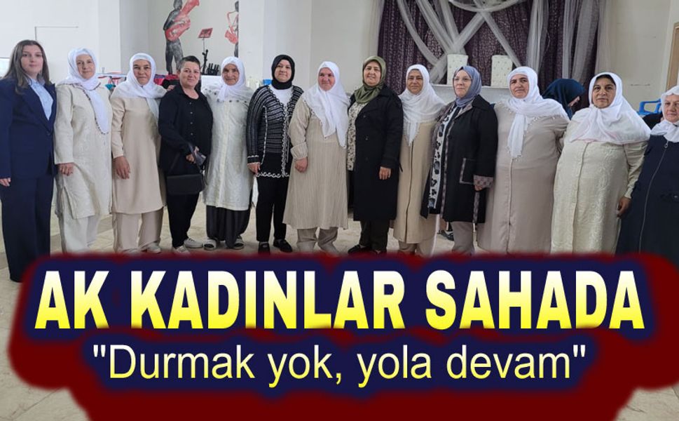 Afyonkarahisar'da AK Kadınlar sahada