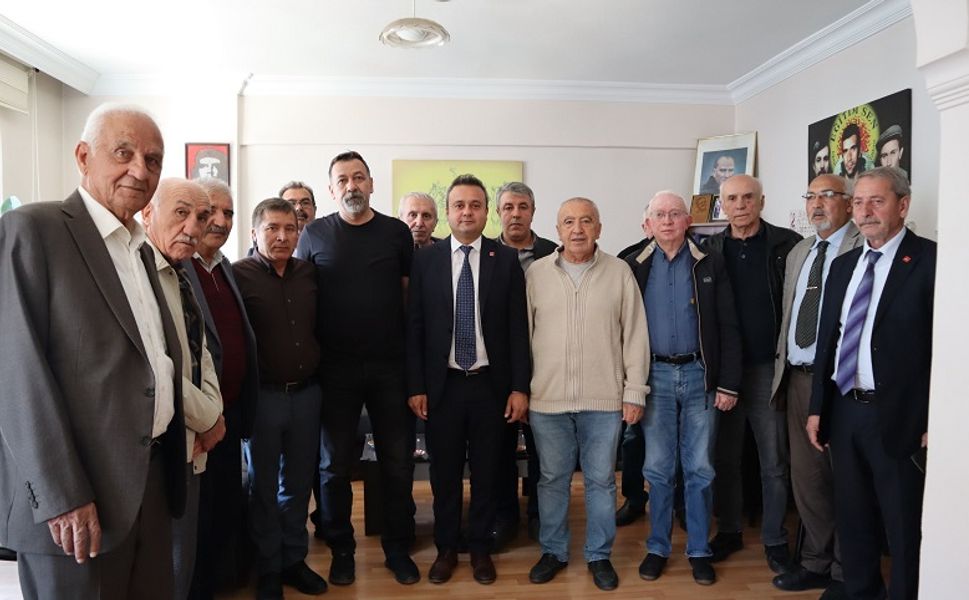 Afyonkarahisar CHP heyeti, 1 Mayıs öncesi emek örgütlerini ziyaret etti
