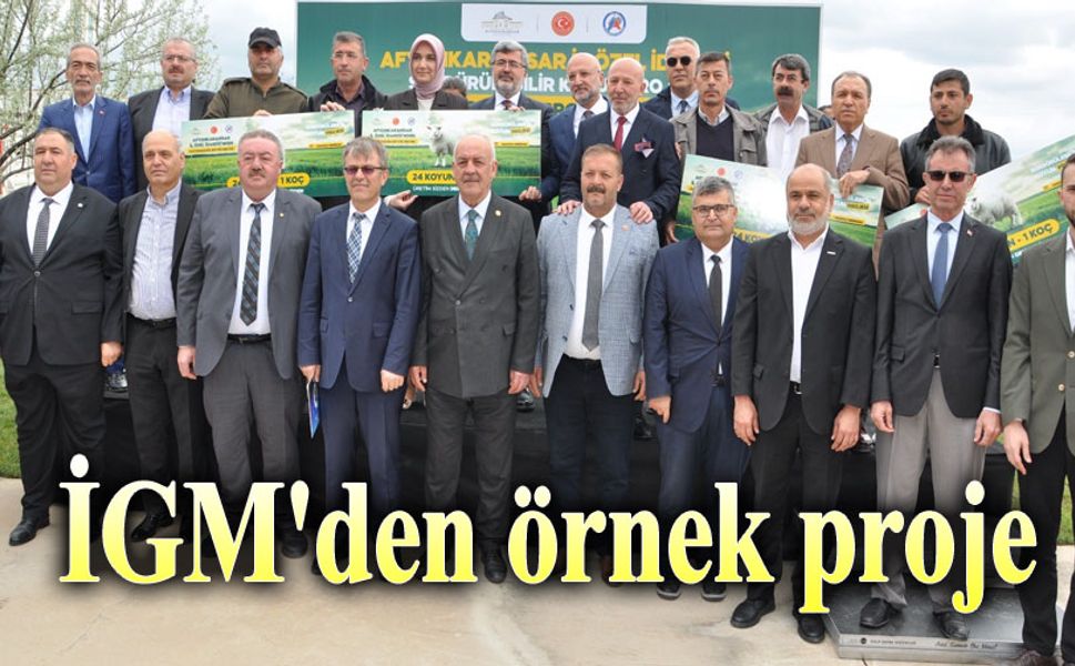 Afyonkarahisar İGM'nin örnek projesi