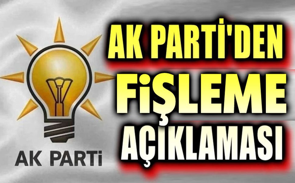AK Parti Afyonkarahisar İl Başkanlığı'ndan açıklama