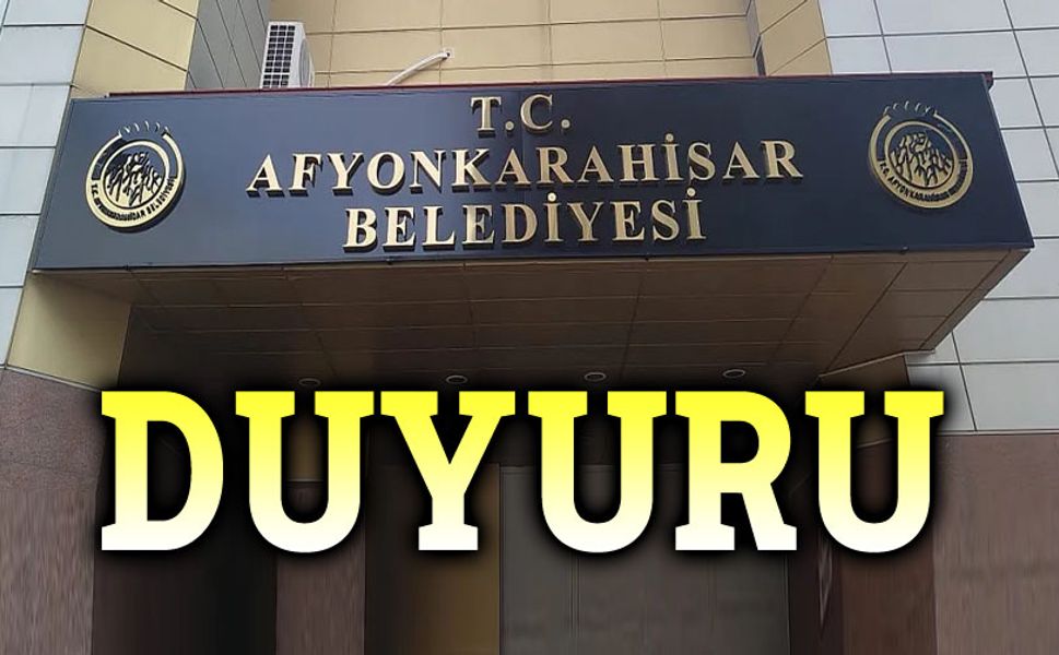 Afyonkarahisar'da geniş çaplı su kesintisi