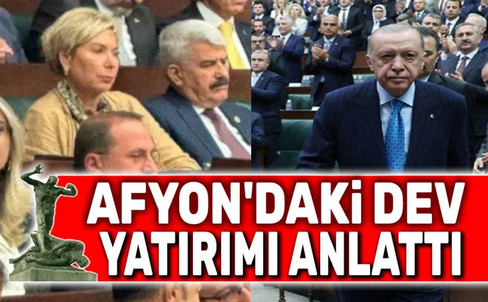 Leyla Alaton, Afyon'daki dev yatırımı anlattı