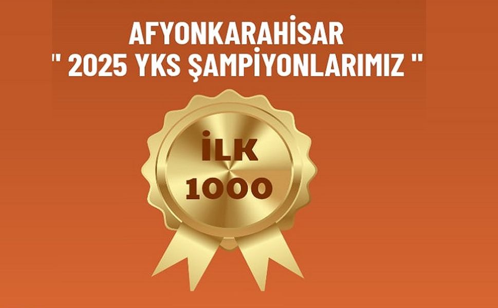 Afyon'dan YKS'de de başarılı sonuçlar!..