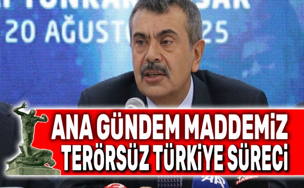 Bakan Tekin: Terörsüz Türkiye önümüzdeki engelleri kaldıracak