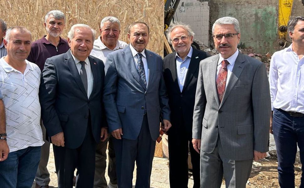 Veysel Eroğlu, Üsküdar'da temel atma törenine katıldı