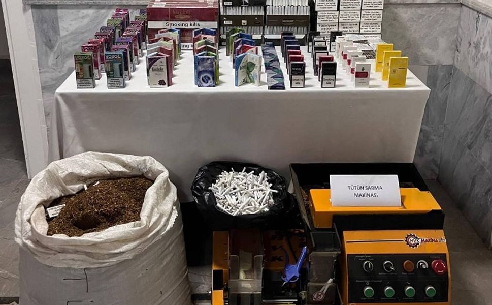 Afyonkarahisar’da kaçak sigara operasyonu