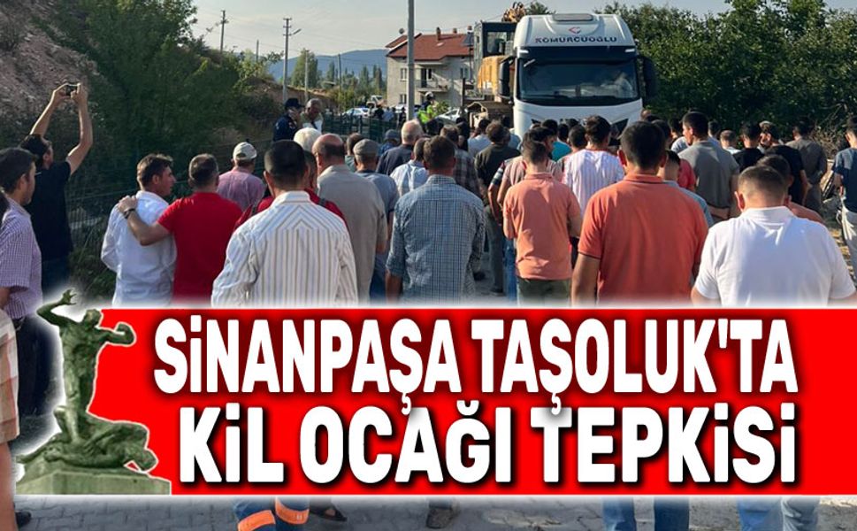 Taşoluk'ta kil ocağı tepkisi
