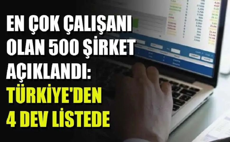 Türkiye'nin istihdam liderleri!..