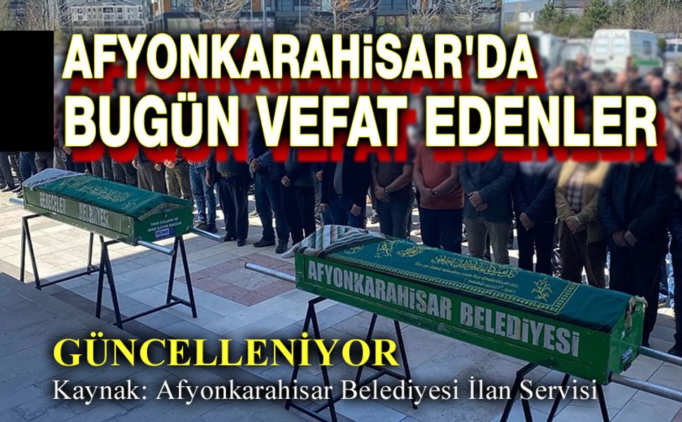 17.11.2025 Afyon cenaze ilanları