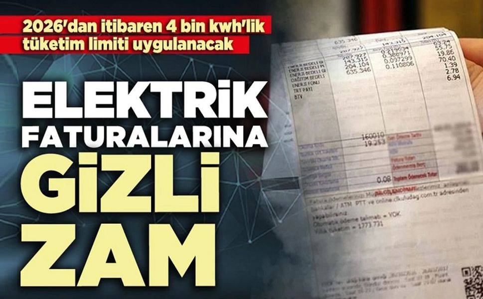 Elektriğe gizli zam mı geliyor!..
