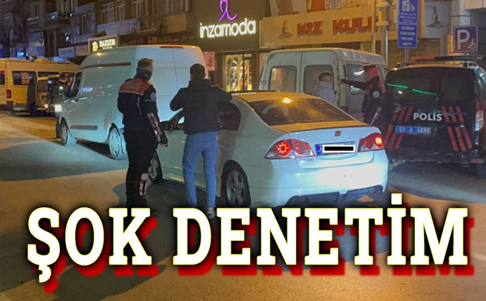 Afyonkarahisar Polisinden şok denetimler!..