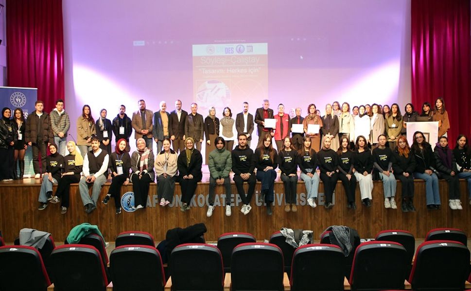 AKÜ'de Engelsiz Yaşam Çalıştayı: Tasarım Herkes İçin