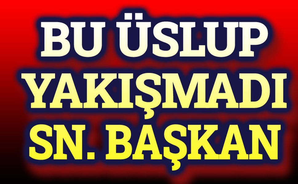 Bolvadin Belediye Başkanına yakışmadı