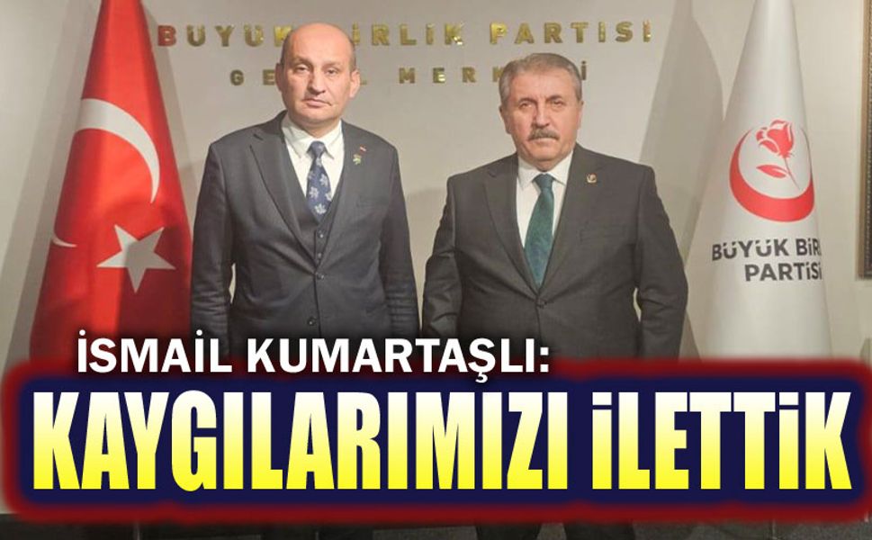 İsmail Kumartaşlı, Mustafa Destici'yi ziyaret etti