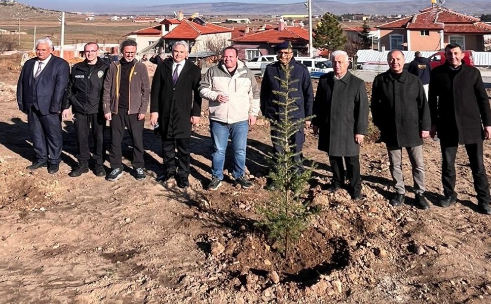 Şuhut Emniyet Müdürlüğü Hatıra Ormanı oluşturuldu