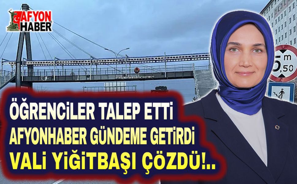 Öğrenciler talep etti, Vali Yiğitbaşı çözdü!..