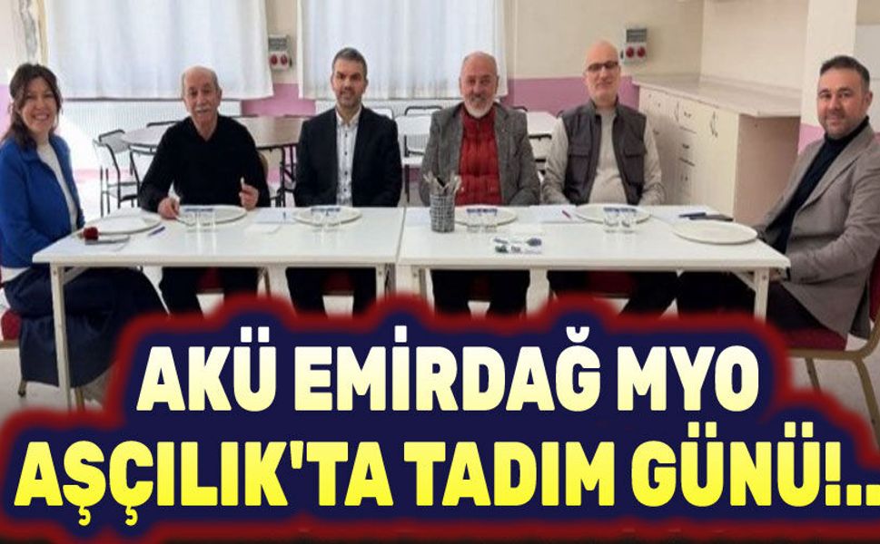 Emirdağ MYO Aşçılık Bölümünde tadım günü!..