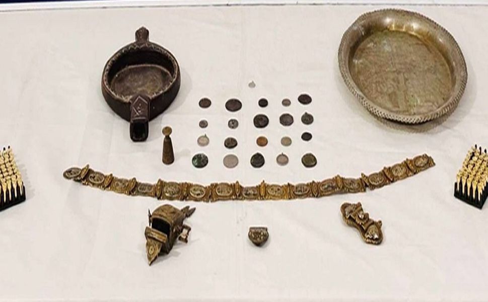 24 ADET SİKKE ELE GEÇİRİLDİ