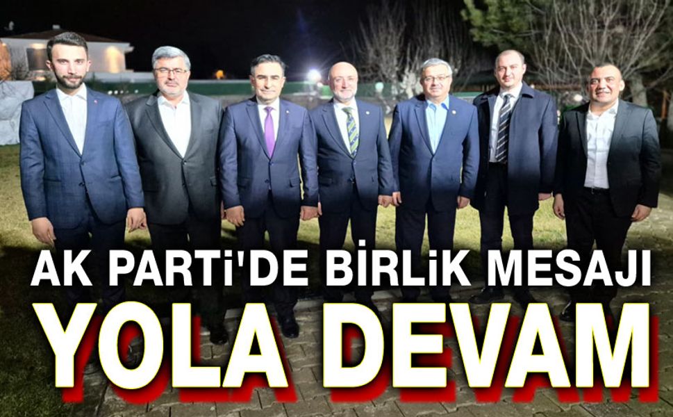 AK Parti'de birlik mesajı: Omuz omuza yola devam!..