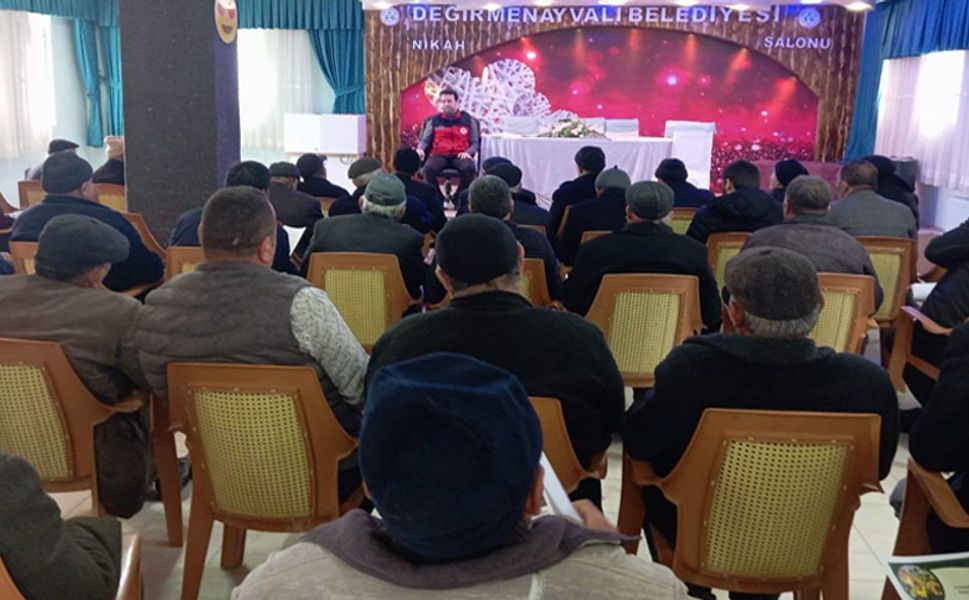 Afyon'da çiftçilere eğitim verildi