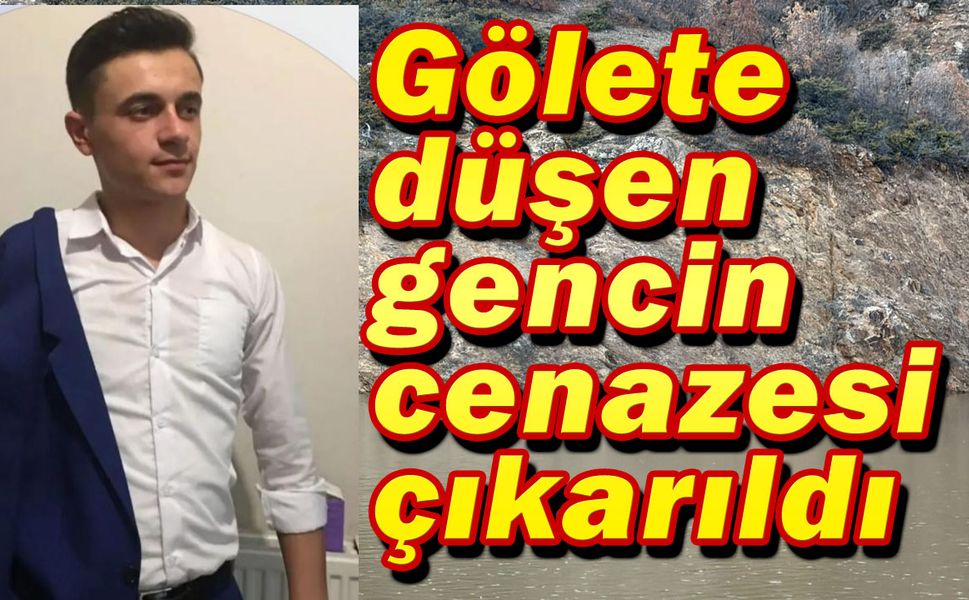 Gölete düşen genç hayatını kaybetti