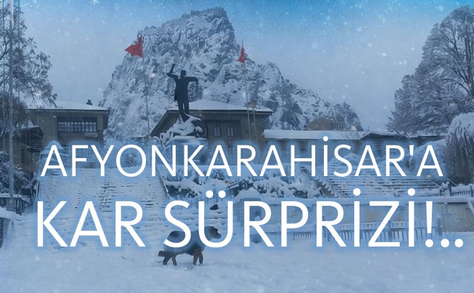 Afyonkarahisar'a kar sürprizi geliyor!..