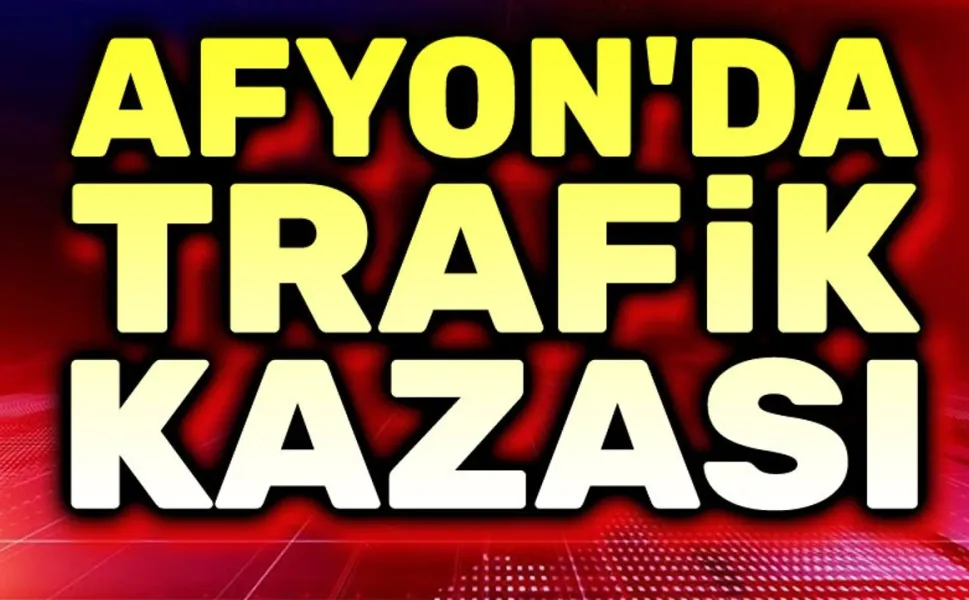 Afyon'da otomobil şarampole devrildi, 2 kişi yaralandı