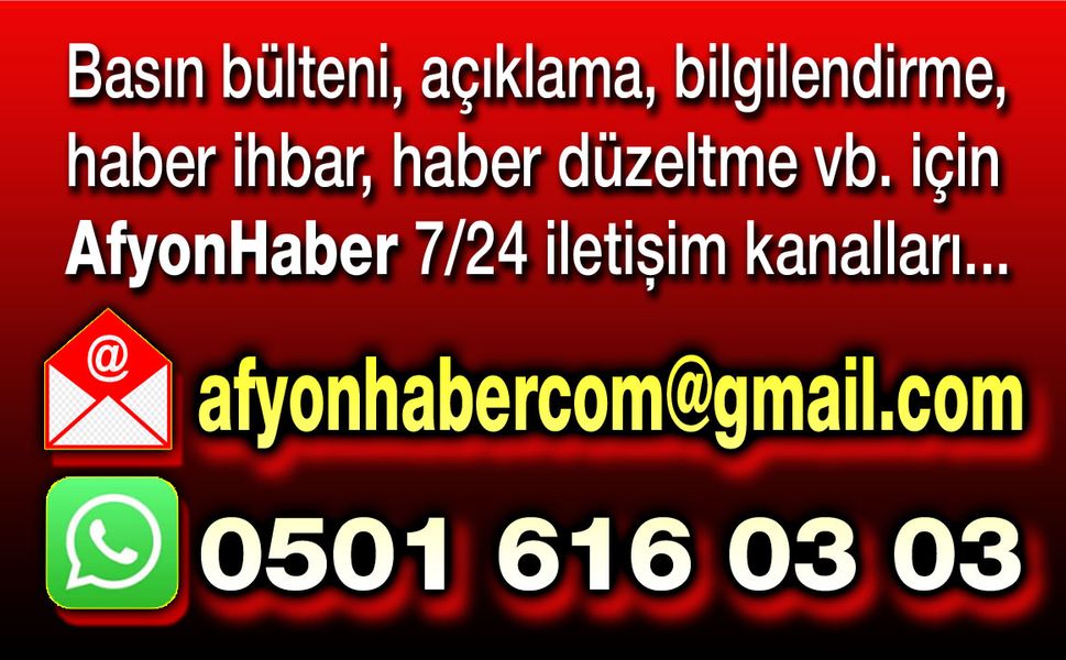Afyonhaber.com İletişim kanallarımız