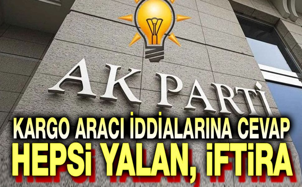 Afyon AK Parti'den cevap: İddialar asılsız