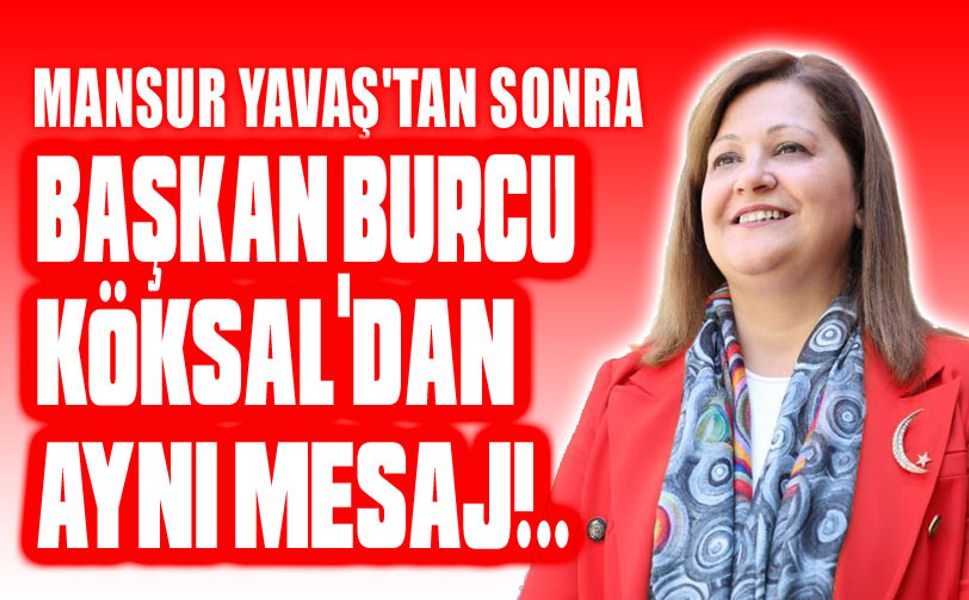 Başkan Burcu Köksal'dan flaş hamle!...
