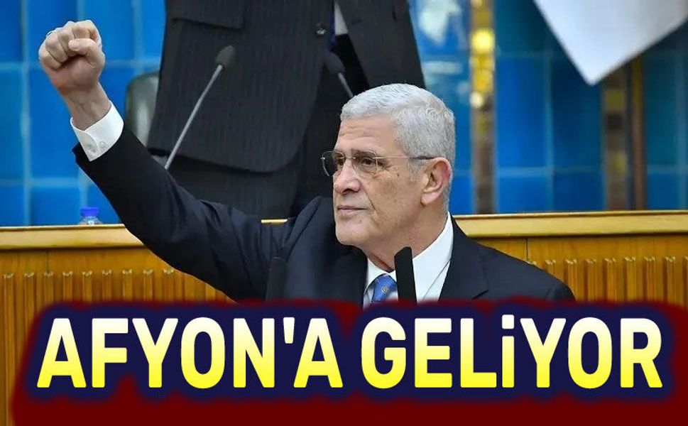 İYİ Parti Lideri Müsavat Dervişoğlu, Afyon'a geliyor