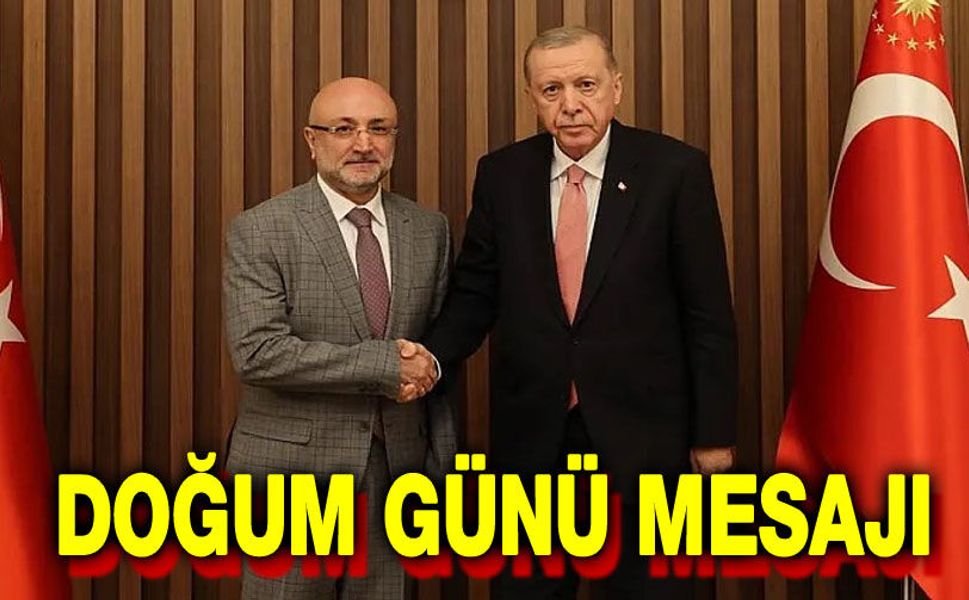 TURAY ŞAHİN'DEN DOĞUM GÜNÜ MESAJI
