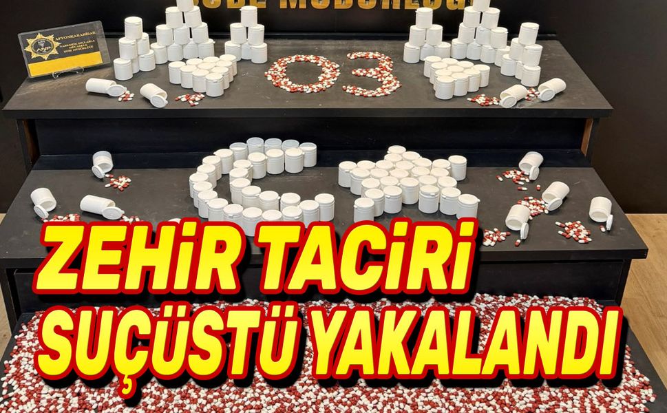 Yolcu otobüsünde binlerce adet uyuşturucu yakalandı