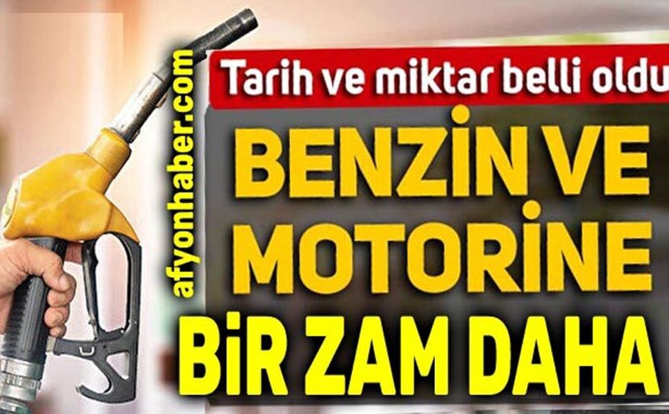 Motorine ve benzine yine zam bekleniyor!..