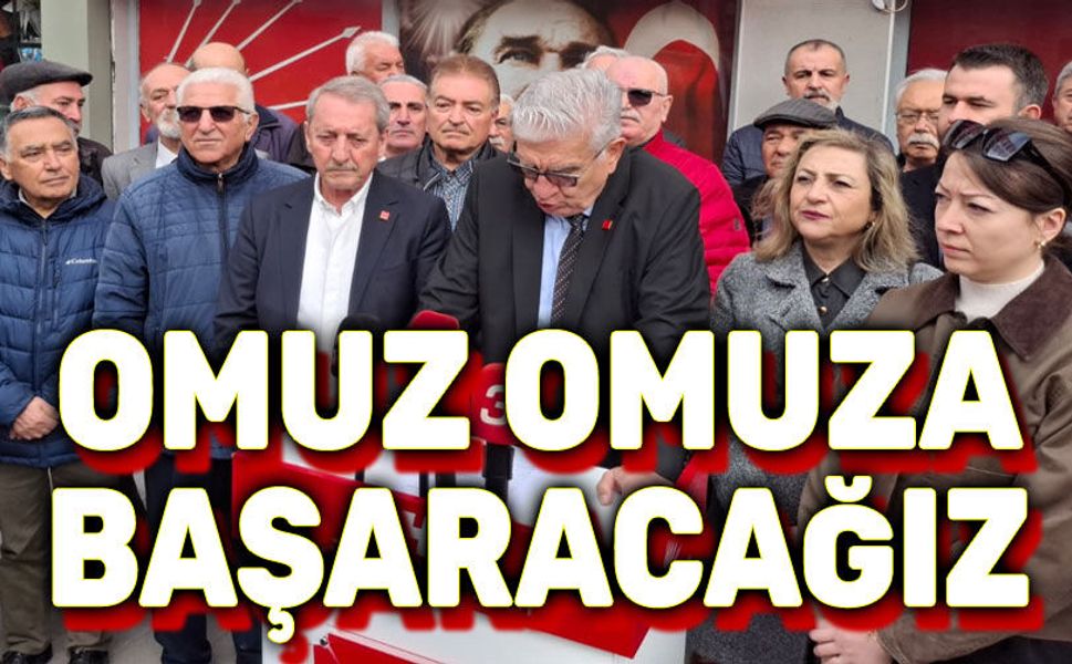 Bu zor günleri omuz omuza aşacağız