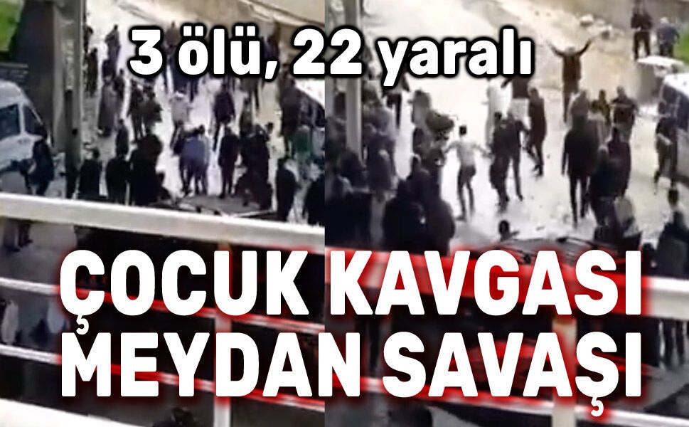 Çacuk kavgası faciası: 3 ölü, 22 yaralı var!..
