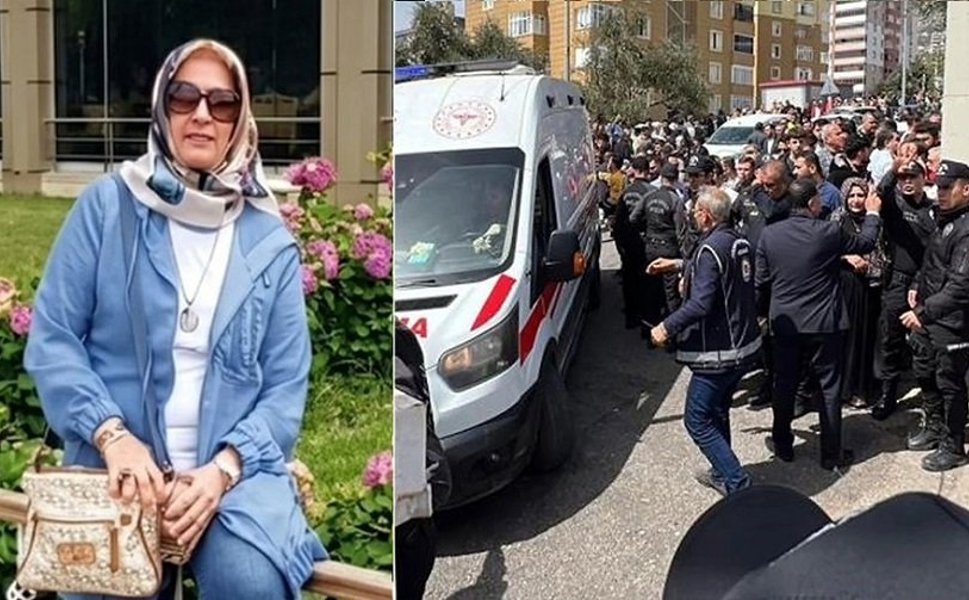 Öğrencilerini korumak için kendisini siper etti